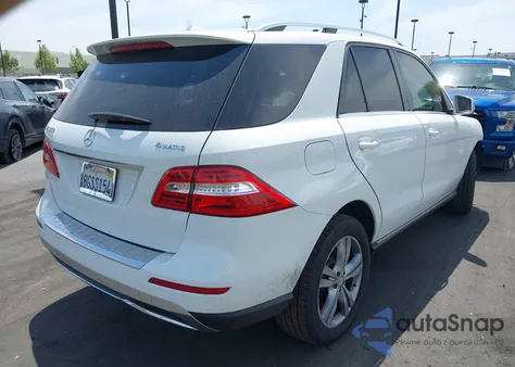 2015 Mercedes-Benz Ml 350 4Matic из США, поврежденный, VIN 4JGDA5HB1FA616659